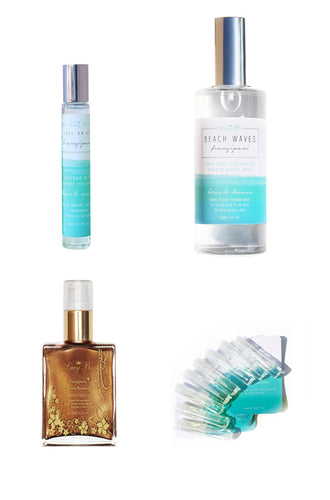 Bronzer Shimmer Oil Beach Waves Collection | Hydra Bloom