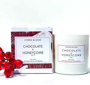 Dark Chocolate + Honey Comb Candle |  Hydra Bloom