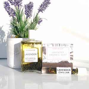 Lavender Relax Organic Soap |  Hydra Bloom