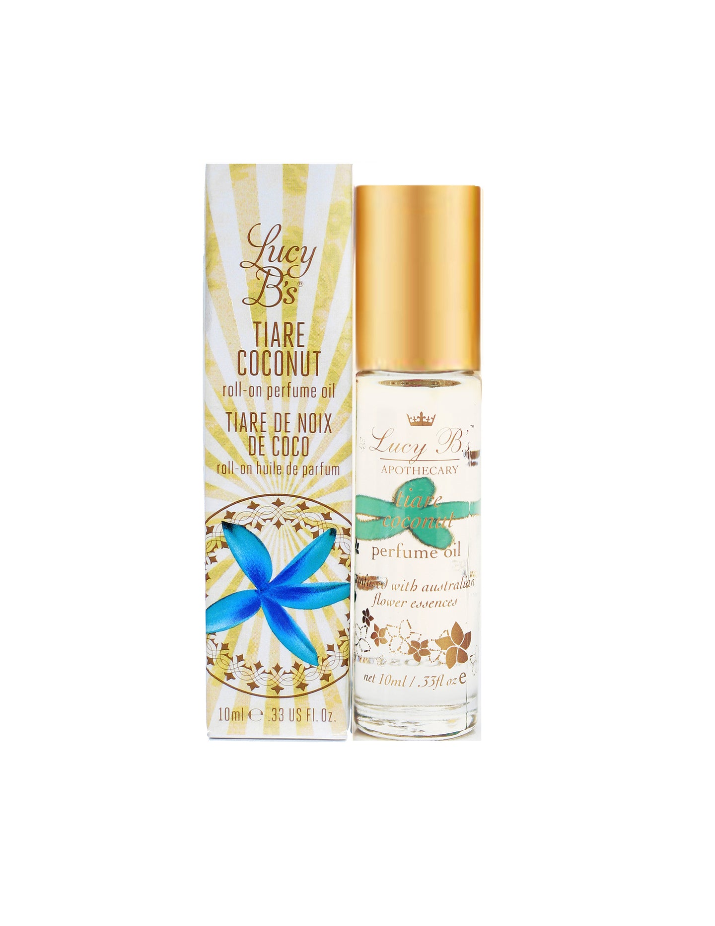 Roll-on Perfume Oil - Tiare Coconut  Hydra Bloom – Hydra Bloom Beauty USA